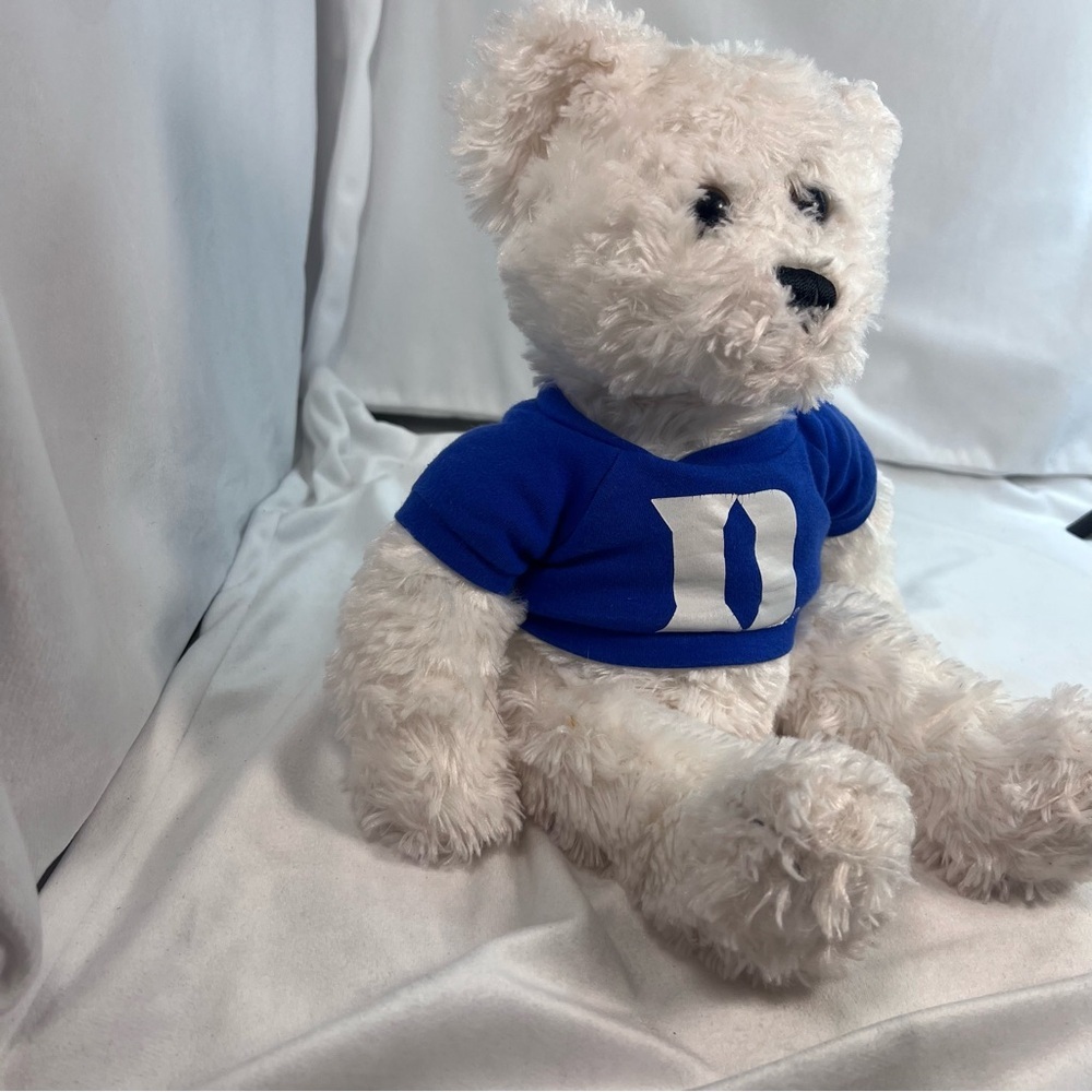DUKE White Teddy Bear - Picture 4 of 8